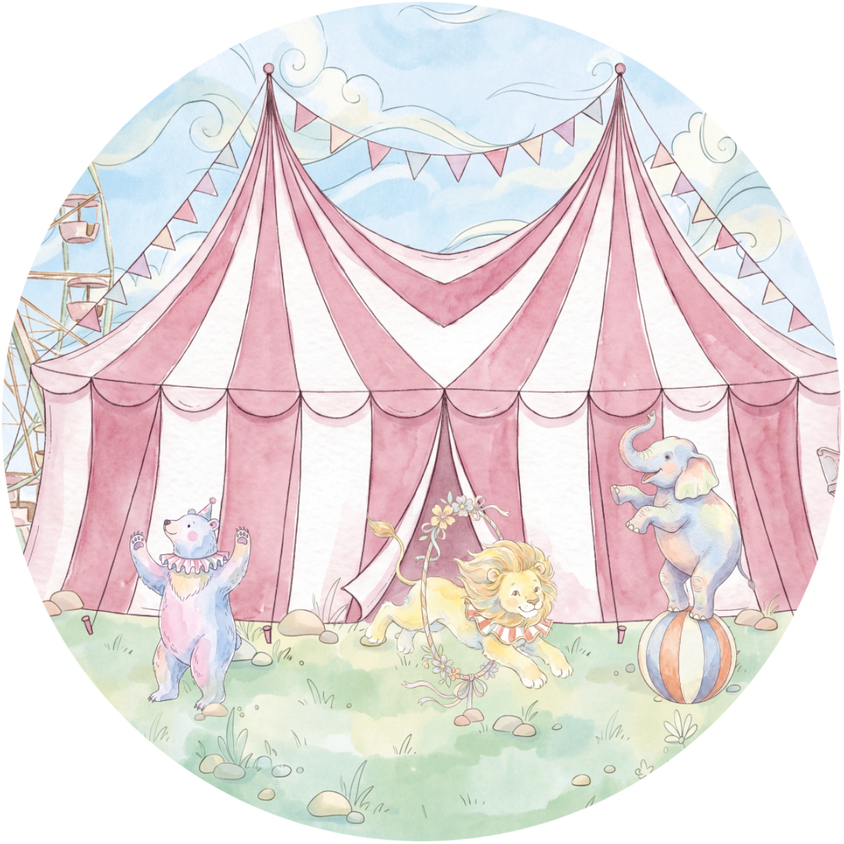 Behangcirkel Circus