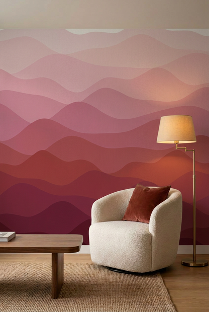 Behang Dunes Roze