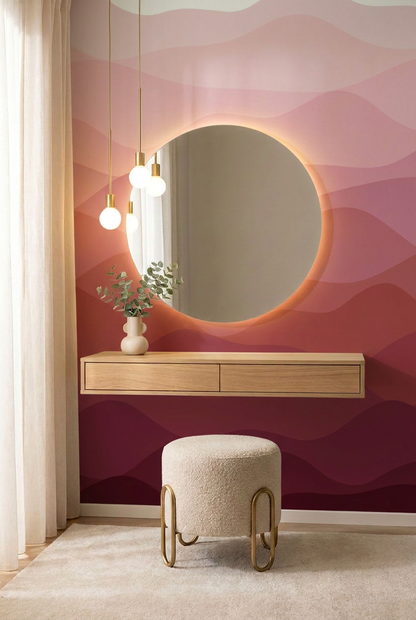 Behang Dunes Roze