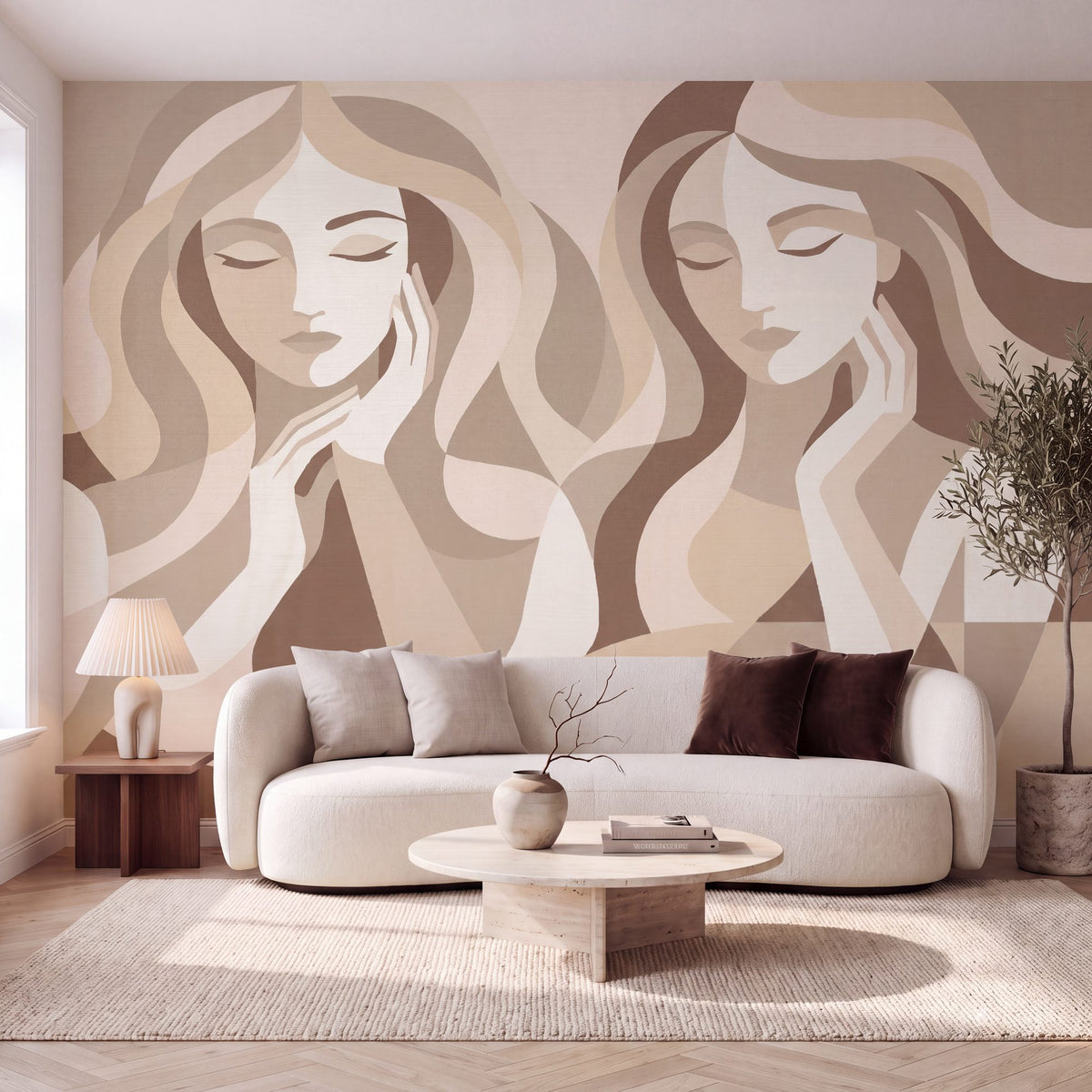 Kamer met behang van Atelier Vellora